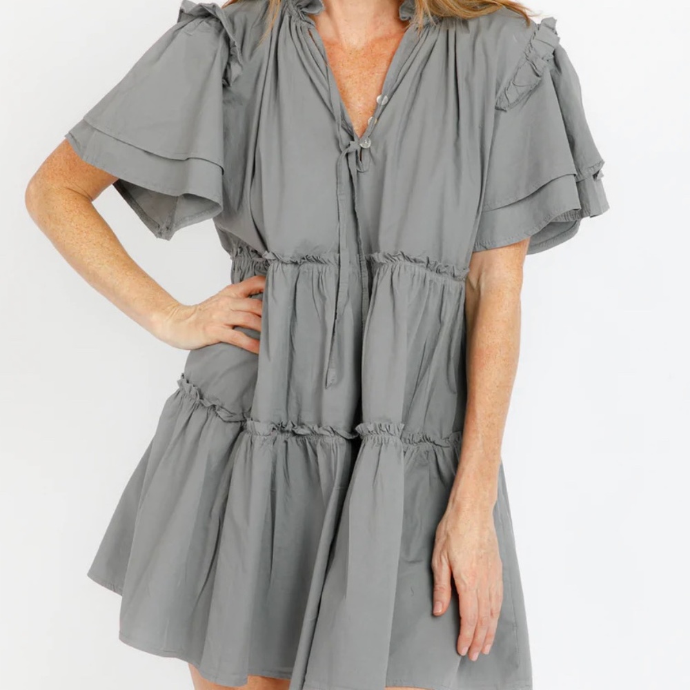 Sophia MADRID DRESS IN GREY (OS)